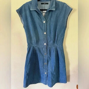 Mavi Blue Denim Mini Dress